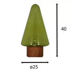 Pirouette Paris Lampes à Poser Lampe à Poser En Verre Base En Métal Effet Bois -Luminaires Soldes lampe a poser en verre base en metal effet bois 8