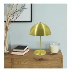 Lampea Lampes à Poser Lampe à Poser Industrielle En Métal Doré 33 Cm -Luminaires Soldes lampe a poser industrielle en metal dore 33 cm 2