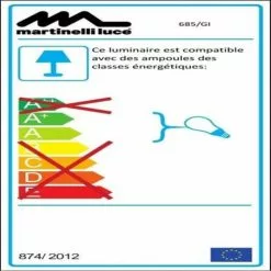 Martinelli Luce Lampes à Poser Lampe à Poser Jaune H28cm -Luminaires Soldes lampe a poser jaune h28cm 3