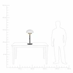 Beliani Lampes à Poser Lampe à Poser Noir Et Blanc -Luminaires Soldes lampe a poser noir et blanc 5