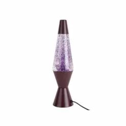 Leitmotiv Lampes à Poser Lampe à Poser Pailletées H. 37 Cm Vert -Luminaires Soldes lampe a poser pailletees h 37 cm violet