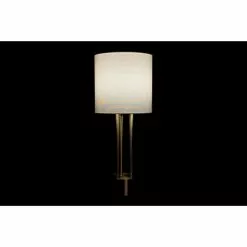 Wadiga Lampes à Poser Lampe à Poser Rétro En Métal Doré Et Abat-jour Blanc En Lin - H67cm -Luminaires Soldes lampe a poser retro en metal dore et abat jour blanc en lin h67cm 5