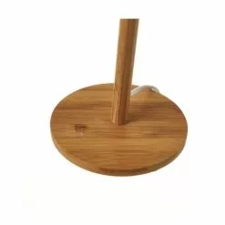 Wadiga Lampes à Poser Lampe à Poser Simple En Bambou Et Abat-jour Blanc - 19x19x40cm -Luminaires Soldes lampe a poser simple en bambou et abat jour blanc 19x19x40cm 3