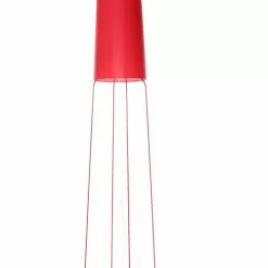 Frau Maier Lampadaires Lampe à Poser Slimsophie Tissus Rouge 33x176x33 Cm