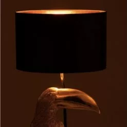 Meubles & Design Lampes à Poser Lampe Art Déco Forme Toucan Résine Doré -Luminaires Soldes lampe art deco forme toucan resine dore 3