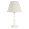 Maisons Du Monde Lampes à Poser Lampe Blanche Avec Abat-jour Beige