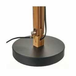 Wadiga Lampes à Poser Lampe De Bureau Articulée Métal Noir Et Bambou H40,5cm -Luminaires Soldes lampe de bureau articulee metal noir et bambou h40 5cm 2