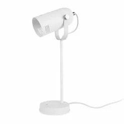 Present Time Lampes à Poser Lampe De Bureau Blanche H42cm -Luminaires Soldes lampe de bureau blanche h42cm 2