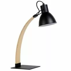 Lucide Lampes à Poser Lampe De Bureau En Bois Noir 8 Lucide Lampes à Poser Lampe De Bureau En Bois Noir -Luminaires Soldes lampe de bureau en bois noir 2