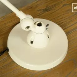 PIB Lampes à Poser Lampe De Bureau En Métal Blanc -Luminaires Soldes lampe de bureau en metal blanc 2