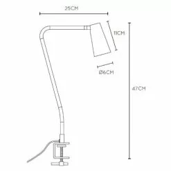 Lucide Lampes à Poser Lampe De Bureau En Métal Bleu -Luminaires Soldes lampe de bureau en metal bleu 2