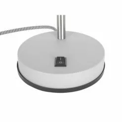 Leitmotiv Lampes à Poser Lampe De Bureau En Métal New Study Blanc -Luminaires Soldes lampe de bureau en metal new study blanc 3