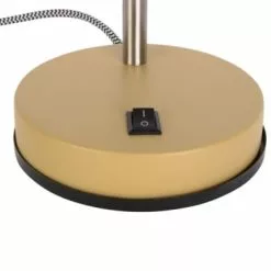 Leitmotiv Lampes à Poser Lampe De Bureau En Métal New Study Jaune Moutarde -Luminaires Soldes lampe de bureau en metal new study jaune moutarde 4