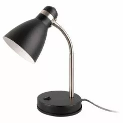 Leitmotiv Lampes à Poser Lampe De Bureau En Métal New Study Noir