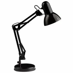 Brilliant Lampes à Poser Lampe De Bureau En Métal Noir -Luminaires Soldes lampe de bureau en metal noir 14