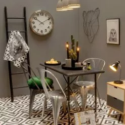 Present Time Lampes à Poser Lampe De Bureau En Métal Noir H34cm -Luminaires Soldes lampe de bureau en metal noir h34cm 2