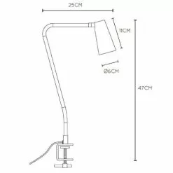 Lucide Lampes à Poser Lampe De Bureau En Métal Rose -Luminaires Soldes lampe de bureau en metal rose 2