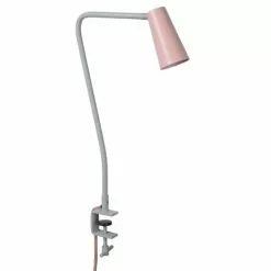 Lucide Lampes à Poser Lampe De Bureau En Métal Rose -Luminaires Soldes lampe de bureau en metal rose 3