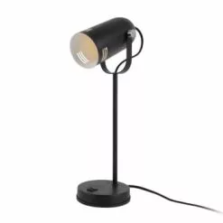 Present Time Lampes à Poser Lampe De Bureau Blanche H42cm -Luminaires Soldes lampe de bureau husk noir