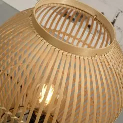 Good & Mojo Lampes à Poser Lampe De Sol Bambou H50cm -Luminaires Soldes lampe de sol bambou h50cm 4