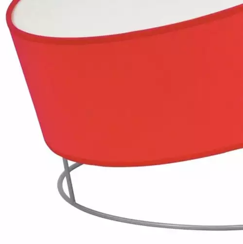 Keria Lampes à Poser Lampe De Sol En Fabric Rouge 3 Keria Lampes à Poser Lampe De Sol En Fabric Rouge – Image 3