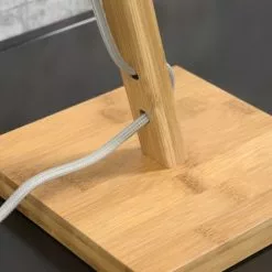 Good & Mojo Lampes à Poser Lampe De Table Bambou/lin H46cm 11 Good & Mojo Lampes à Poser Lampe De Table Bambou/lin H46cm -Luminaires Soldes lampe de table bambou lin h46cm 11