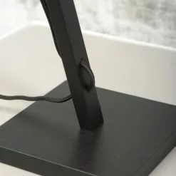 Good & Mojo Lampes à Poser Lampe De Table Bambou Noir/lin H46cm -Luminaires Soldes lampe de table bambou noir lin h46cm 16