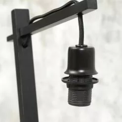 Good & Mojo Lampes à Poser Lampe De Table Bambou Noir/lin H46cm -Luminaires Soldes lampe de table bambou noir lin h46cm 20