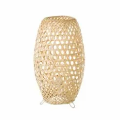 Unimasa Lampes à Poser Lampe De Table En Bambou