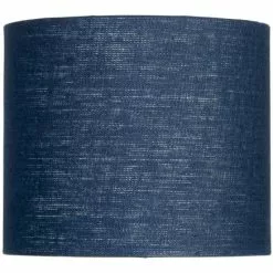 Good & Mojo Lampes à Poser Lampe De Table En Bambou Abat-jour En Lin Bleu Denim, H. 59cm -Luminaires Soldes lampe de table en bambou abat jour en lin bleu denim h 59cm 4