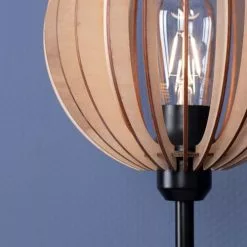 Britop Lighting Lampes à Poser Lampe De Table En Bois -Luminaires Soldes lampe de table en bois 7