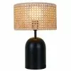 Keria Lampes à Poser Lampe De Table En Canage Naturel