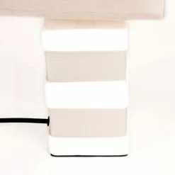 Keria Lampes à Poser Lampe De Table En Ceramic Blanc -Luminaires Soldes lampe de table en ceramic blanc 5