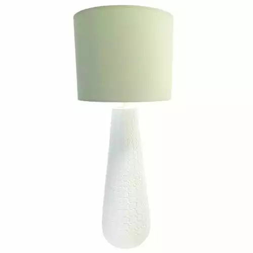 Keria Lampes à Poser Lampe De Table En Ceramic Blanc 1 Keria Lampes à Poser Lampe De Table En Ceramic Blanc