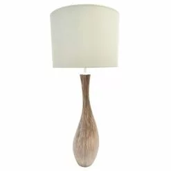 Keria Lampes à Poser Lampe De Table En Ceramic Marron