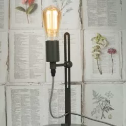 It's About Romi Lampes à Poser Lampe De Table En Fer Vert H40cm -Luminaires Soldes lampe de table en fer vert h40cm 2