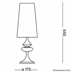Keria Lampes à Poser Lampe De Table En Métal Argente -Luminaires Soldes lampe de table en metal argente 2