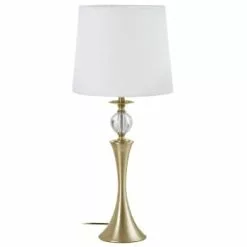 Ixia Lampes à Poser Lampe De Table En Métal Doré -Luminaires Soldes lampe de table en metal dore 6