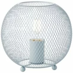 Brilliant Lampes à Poser Lampe En Métal Noir -Luminaires Soldes lampe de table en metal gris 10