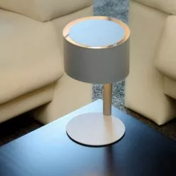 Lucide Lampes à Poser Lampe De Table En Métal Gris 11 Lucide Lampes à Poser Lampe De Table En Métal Gris -Luminaires Soldes lampe de table en metal gris 5