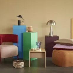 Hubsch Lampes à Poser Lampe De Table En Métal Noir -Luminaires Soldes lampe de table en metal noir 16