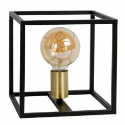 Lucide Lampes à Poser Lampe De Table En Métal Noir -Luminaires Soldes lampe de table en metal noir 26