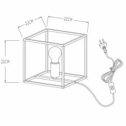 Lucide Lampes à Poser Lampe De Table En Métal Noir -Luminaires Soldes lampe de table en metal noir 27