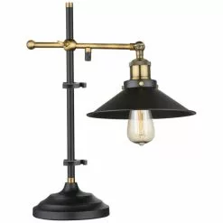 Globo Lampes à Poser Lampe De Table En Métal Noir