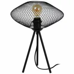 Lucide Lampes à Poser Lampe De Table En Métal Noir -Luminaires Soldes lampe de table en metal noir 4