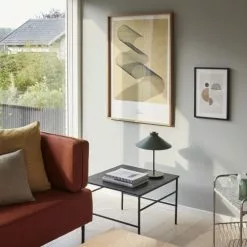 Hubsch Lampes à Poser Lampe De Table En Métal Vert -Luminaires Soldes lampe de table en metal vert 4