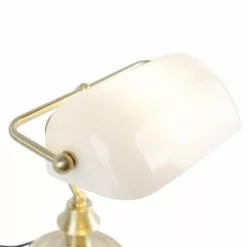 QAZQA Lampes à Poser Lampe De Table En Verre Doré -Luminaires Soldes lampe de table en verre dore 2