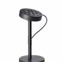 Belux Lampes à Poser Lampe De Table Faisceau Réglable Noire