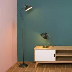 Present Time Lampes à Poser Lampe De Table Hood Métal Noir -Luminaires Soldes lampe de table hood metal noir 2