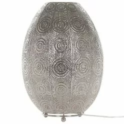 Beliani Lampes à Poser Lampe De Table Métallique